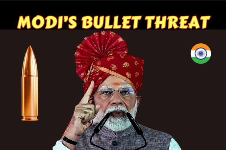 Words as Weapons: Analyzing Modi’s Bullet Threat to Pakistanis