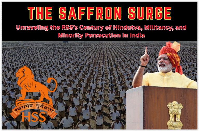 The Saffron Surge: Unraveling the Rashtriya Swayamsevak Sangh’s Century of Hindutva, Militancy, and Minority Persecution in India