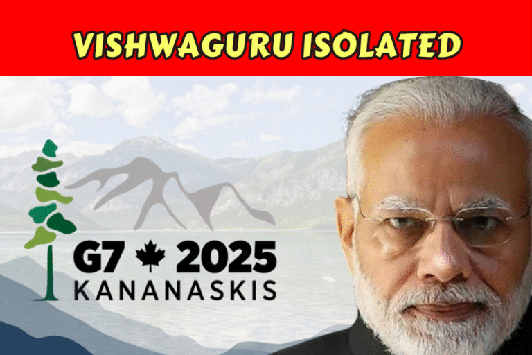 From Vishwaguru to Alone: India’s G7 Exclusion