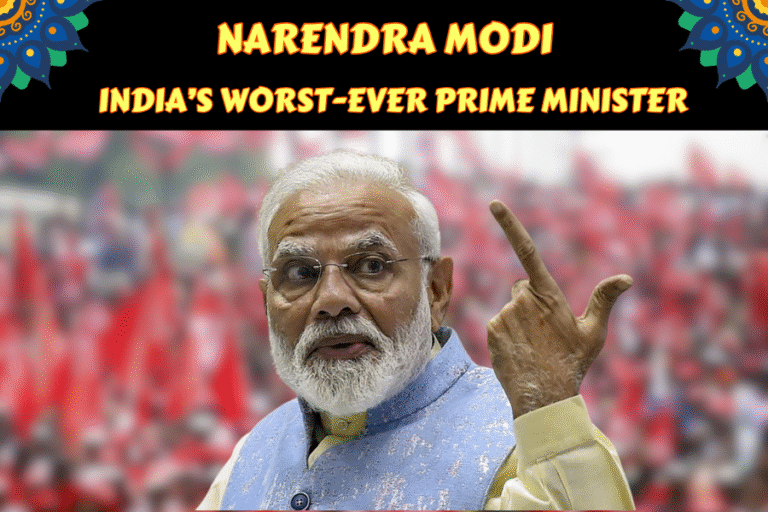 Narendra Modi: The Case for India’s Worst-Ever Prime Minister