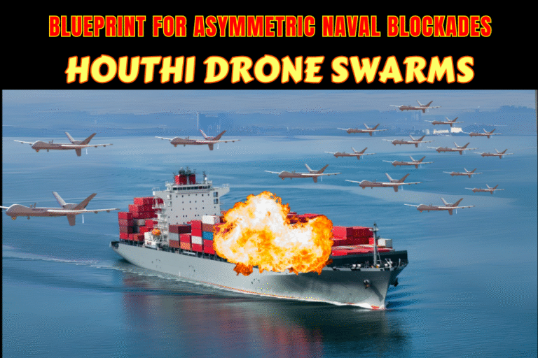 Houthi Drone Swarms: Blueprint for Asymmetric Naval Blockades
