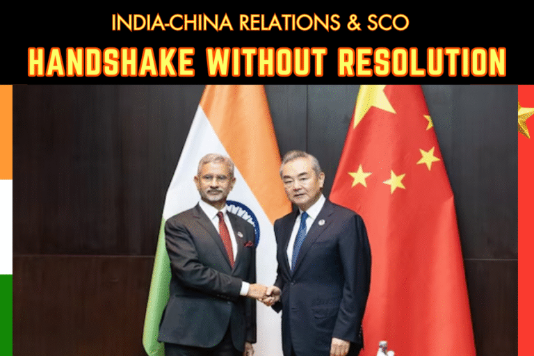 Handshake Without Resolution: India-China Relations in the Shadow of the Himalayas