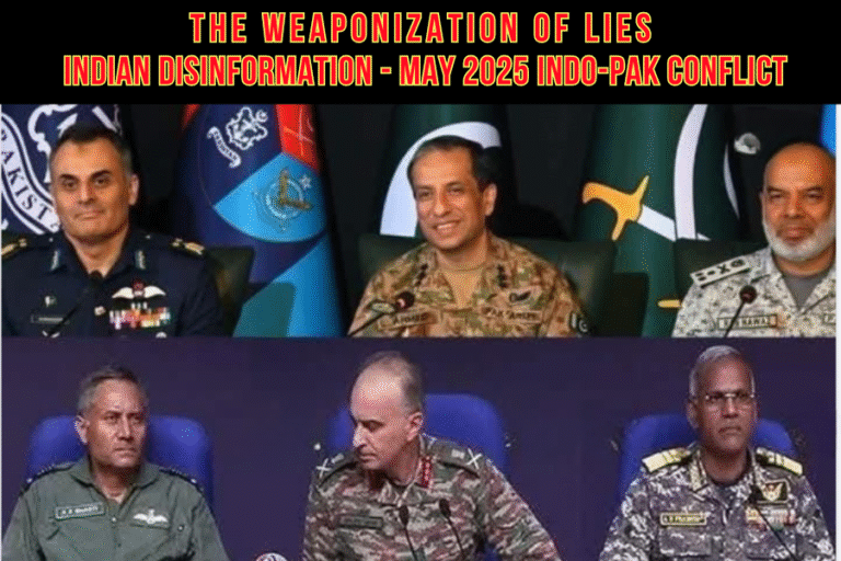 The Weaponization of Lies: Indian Disinformation During the May 2025 Indo-Pak Conflict
