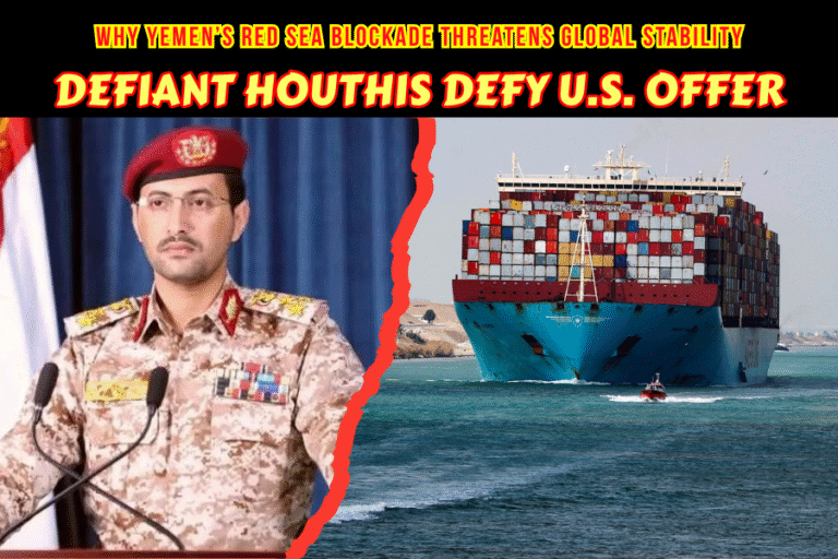 Defiant Houthis Defy U.S. Offer: Why Yemen’s Red Sea Blockade Threatens Global Stability