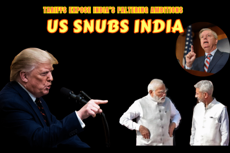 US SNUBS INDIA: TARIFFS EXPOSE INDIA’S FALTERING AMBITIONS
