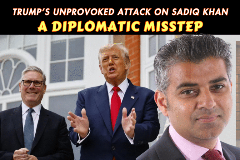 Trump against Sadiq Khan