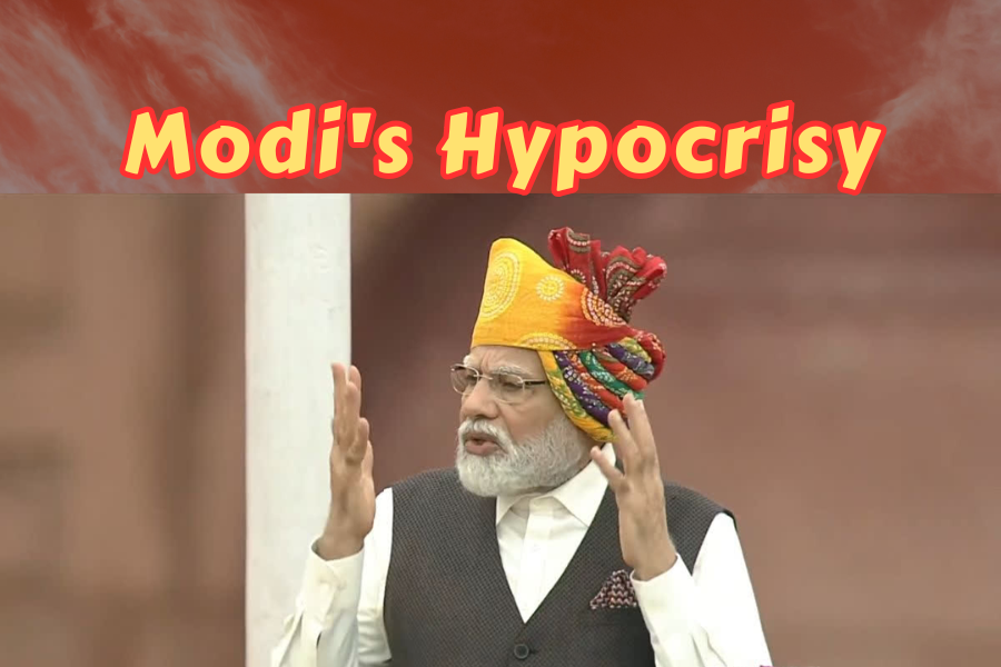 Modi’s hypocrisy as India’s PM