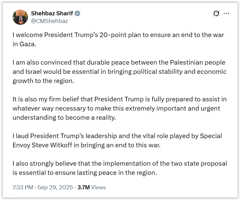 Shahbaz Tweet
