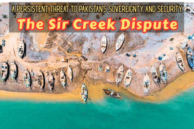 The Sir Creek dispute between Pakistan and India