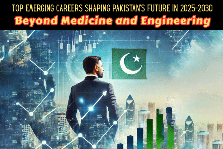 Beyond Medicine and Engineering: Top Emerging Careers Shaping Pakistan’s Future in 2025-2030