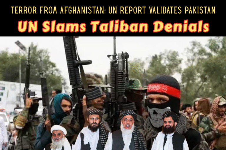 Terror from Afghanistan: UN Report Validates Pakistan