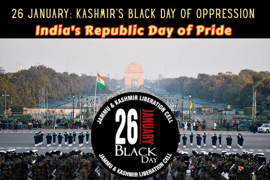 India's Republic Day of Pride vs. Kashmir's Black Day of Oppression