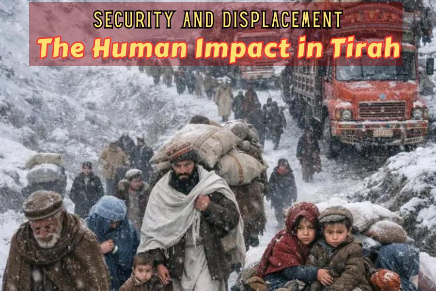 displacement from Tirah