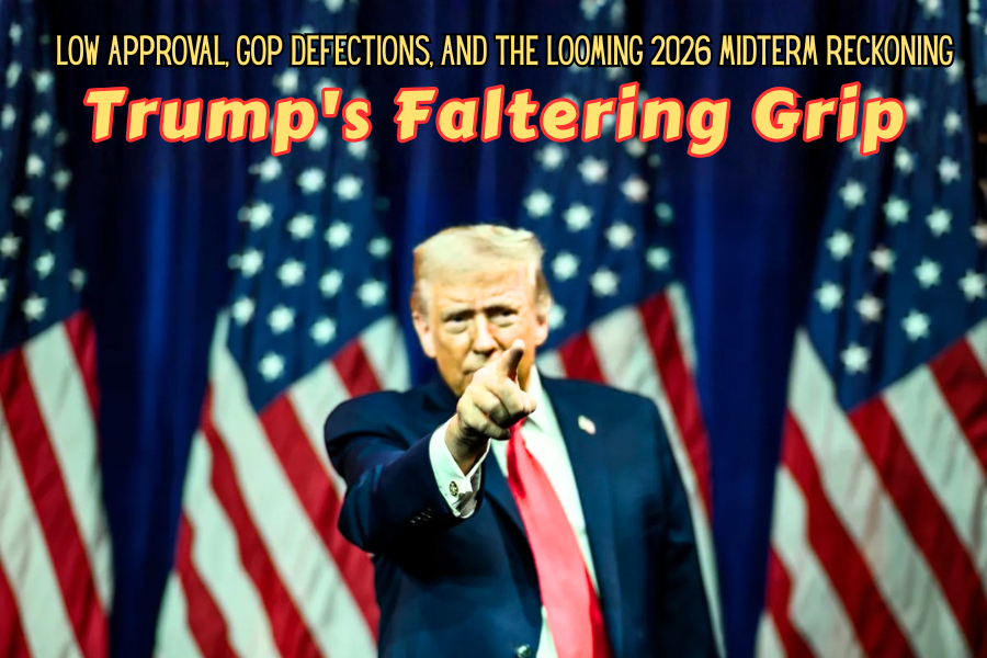 Trump Low Approval, GOP Defections, and the Looming 2026 Midterm Reckoning