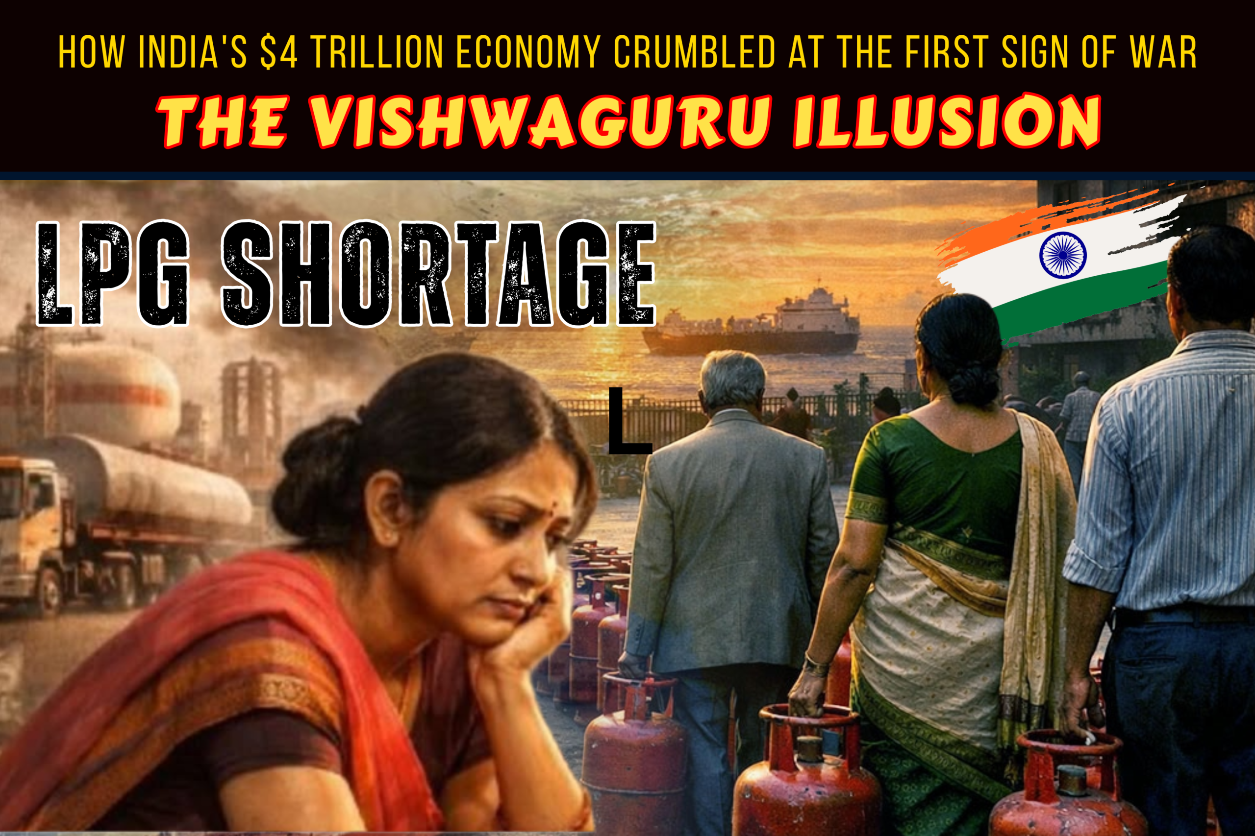 How India's $4 Trillion Economy Crumbled at the First Sign of War