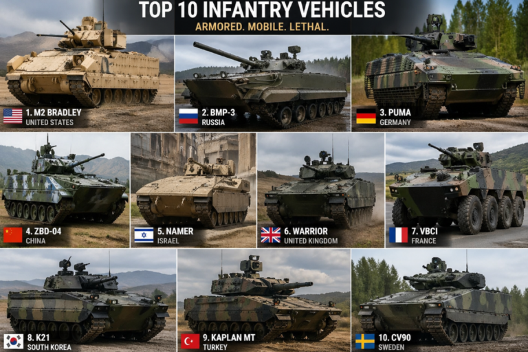 Top 10 infantry vehicles worldwide