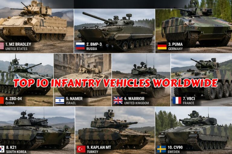 top 10 Infantry vehocles