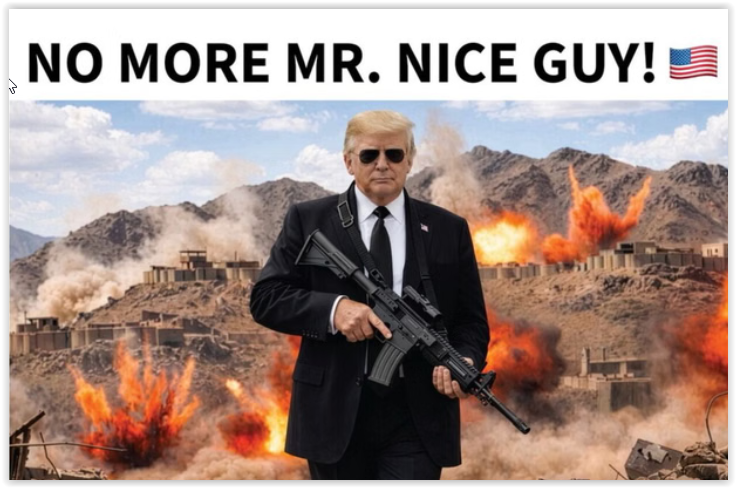 No more Mr. Nice - Trump