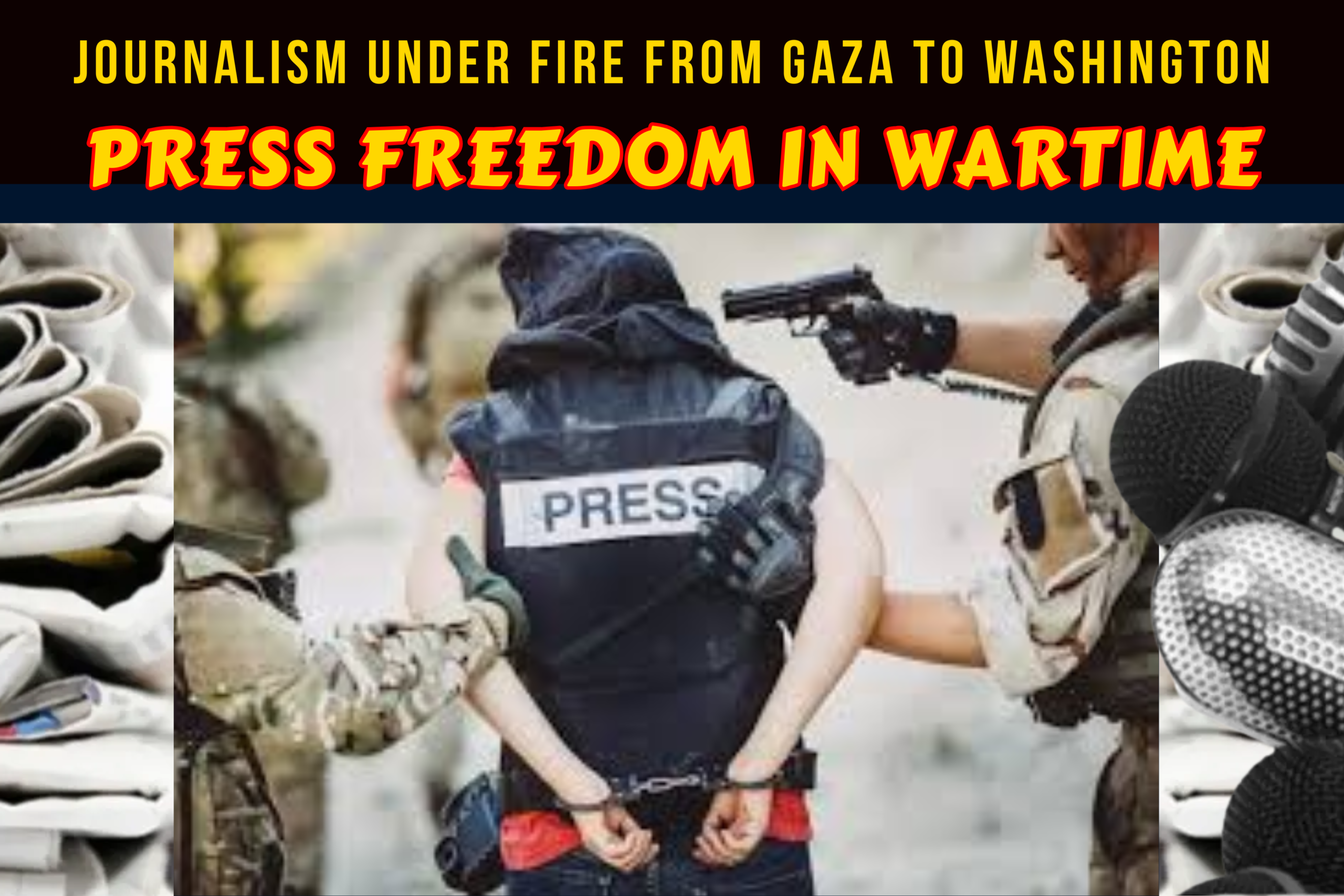 Journalism Under Fire from Gaza to Washington