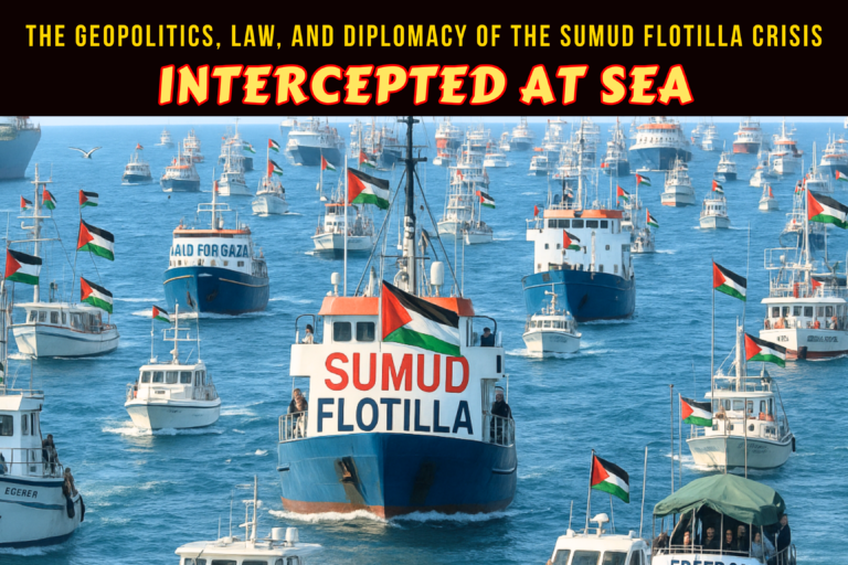 The Geopolitics, Law, and Diplomacy of the Sumud Flotilla Crisis