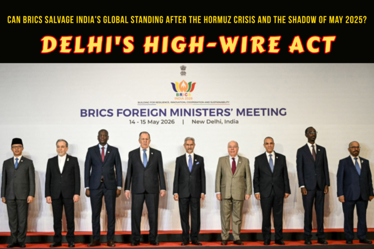 BRICS India Hormuz crisis diplomacy