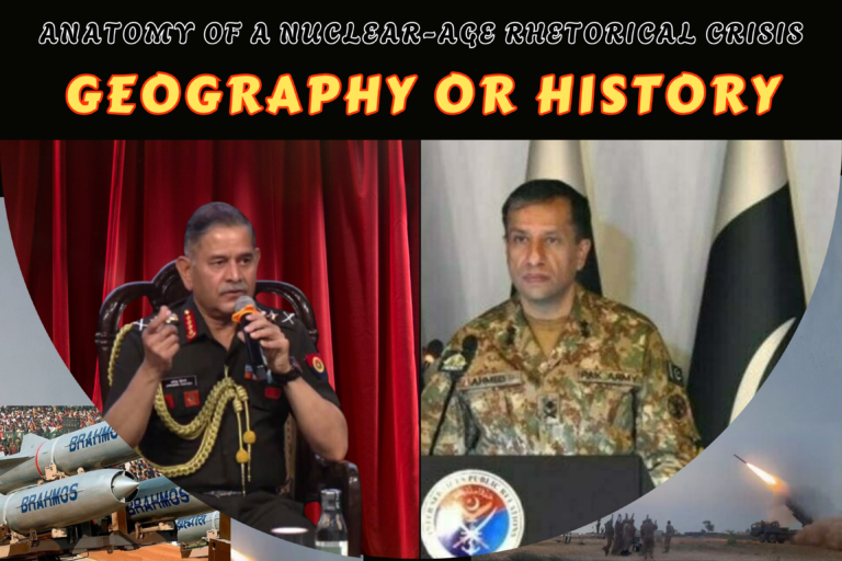 Indian COAS against Pakistan Statement