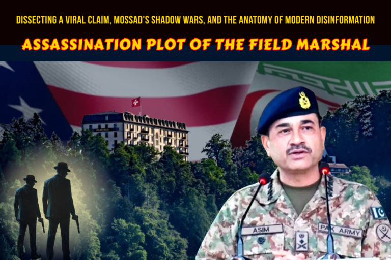 The Asim Munir Assassination Plot Article