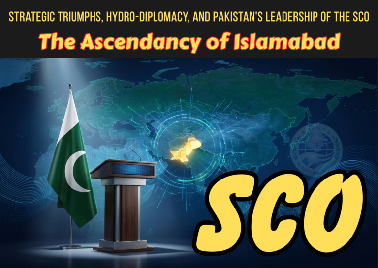 Strategic Triumphs, Hydro-Diplomacy, and Pakistan's Leadership of the SCO